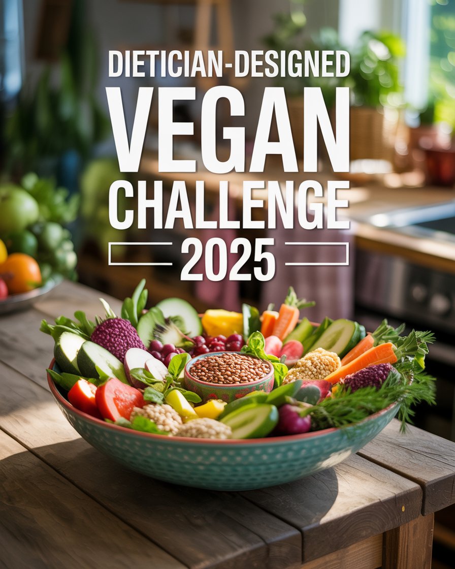 Dietician-Designed Vegan Challenge 2025  1 Ebook
